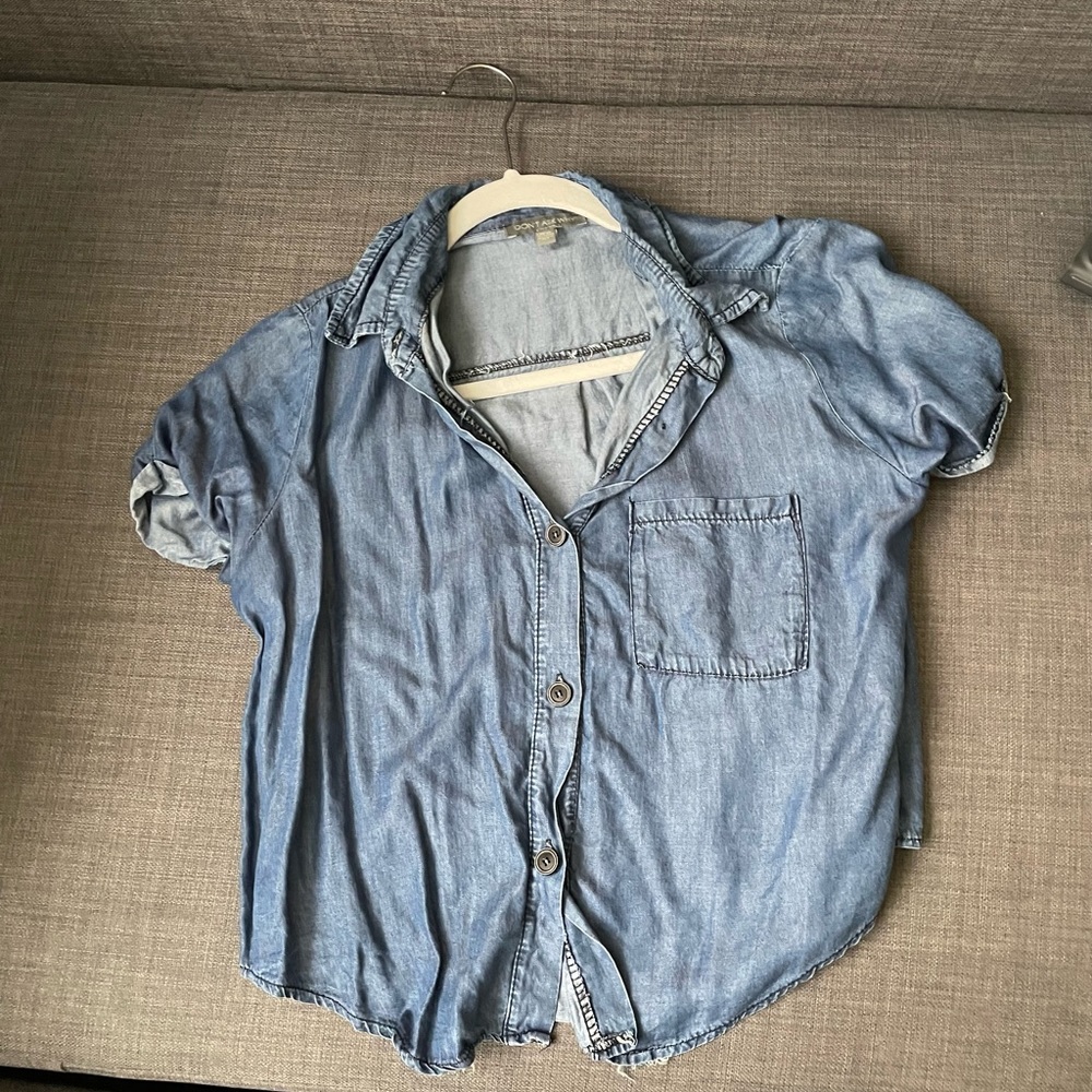 Cropped Button up